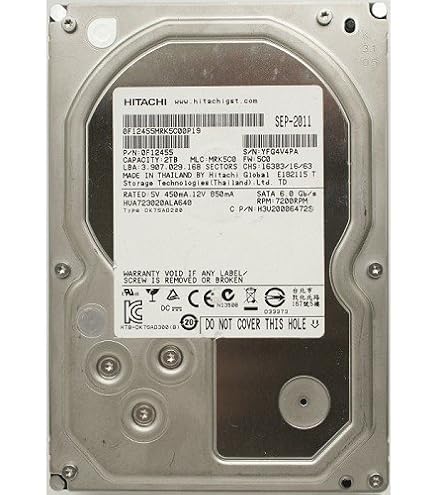 Seagate Barracuda 3TB ST3000DM008 343時間 Seagate 3TB 3.5